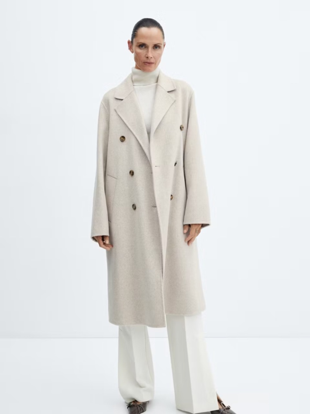 Mango Handmade Oversized Wool Coat